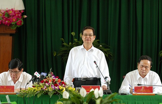 Thủ tướng Nguyễn Tấn Dũng làm việc tại Cần Thơ - ảnh 2